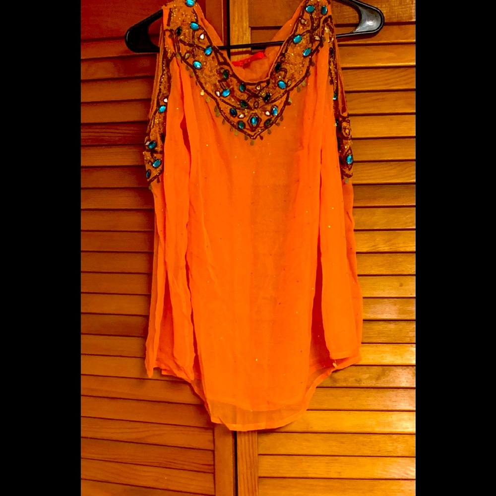 🧡 Extra Small Nikka Sheer Long Sleeved Top 🧡
